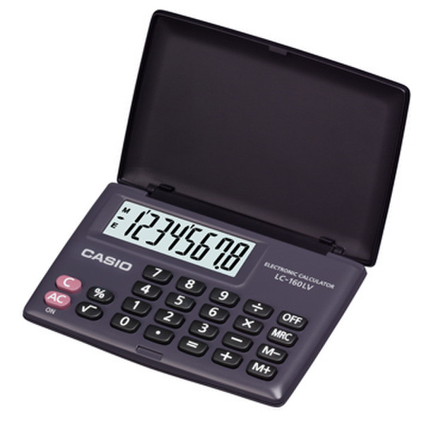 Casio LC-160LV Pocket Basic calculator Black