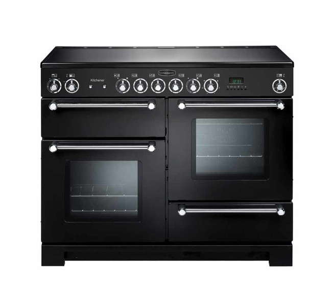 Rangemaster Kitchener 110 Freestanding Ceramic hob B Black