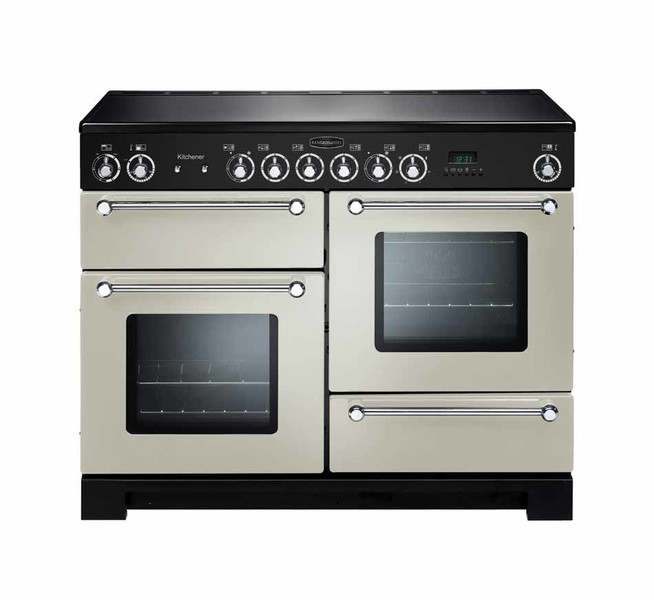 Rangemaster Kitchener 110 Freestanding Ceramic hob B Ivory