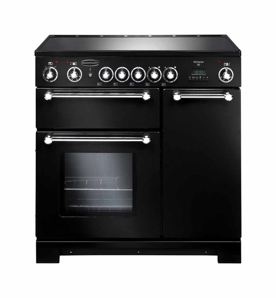 Rangemaster Kitchener 90 Freistehend Ceramic hob A Schwarz