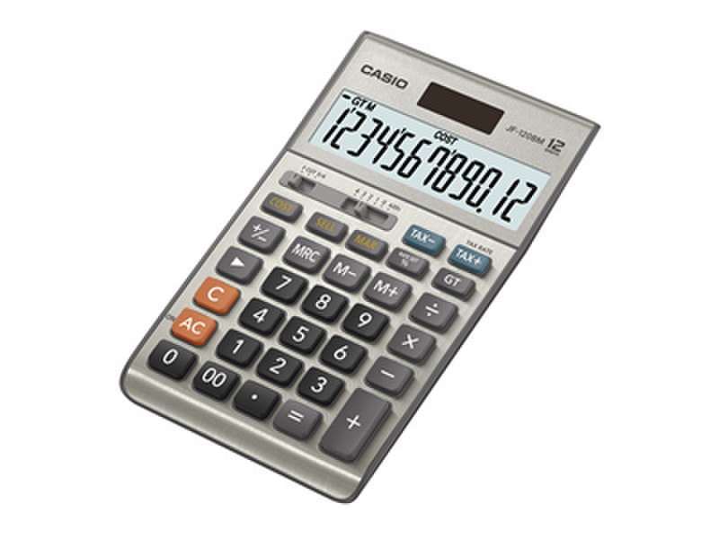 Casio JF-120BM Desktop Financial calculator Silber