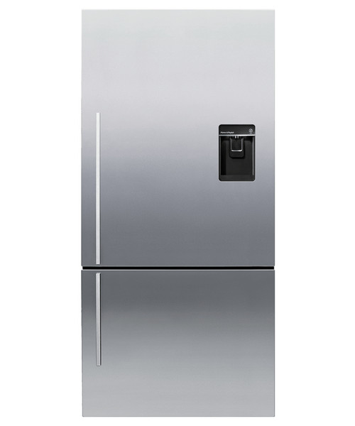 Fisher & Paykel E522BRXFDU4 freestanding 351L 118L A+ Silver fridge-freezer