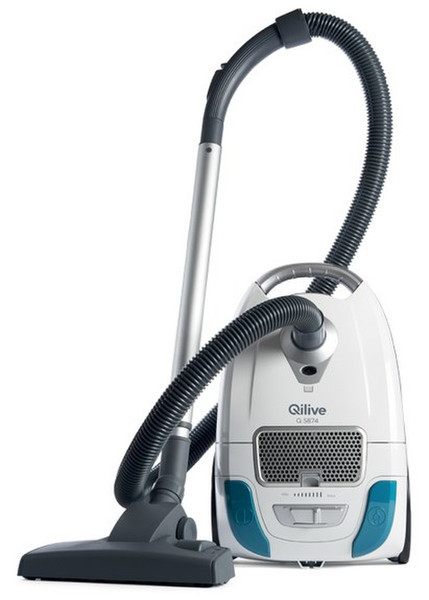 Qilive Q.5874 Drum vacuum cleaner 1.7L 800W B White vacuum