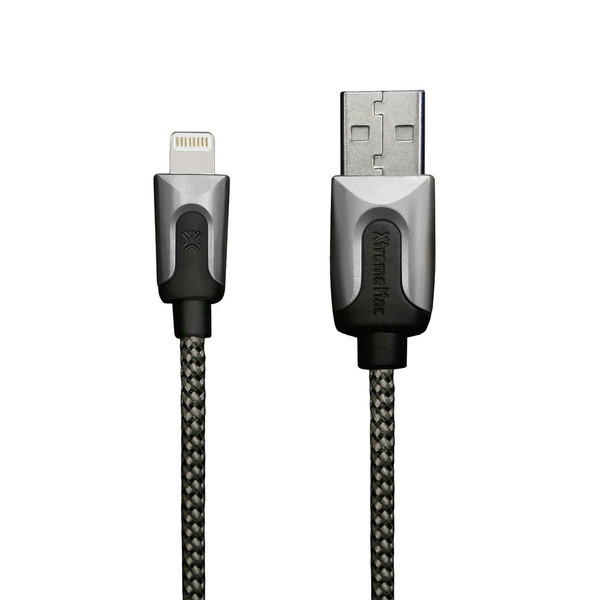 XtremeMac XCL-HQC-13 1m USB A Lightning Black USB cable