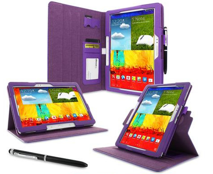 Roocase YM-NOTE2014-DV-PR 10.1Zoll Blatt Violett Tablet-Schutzhülle