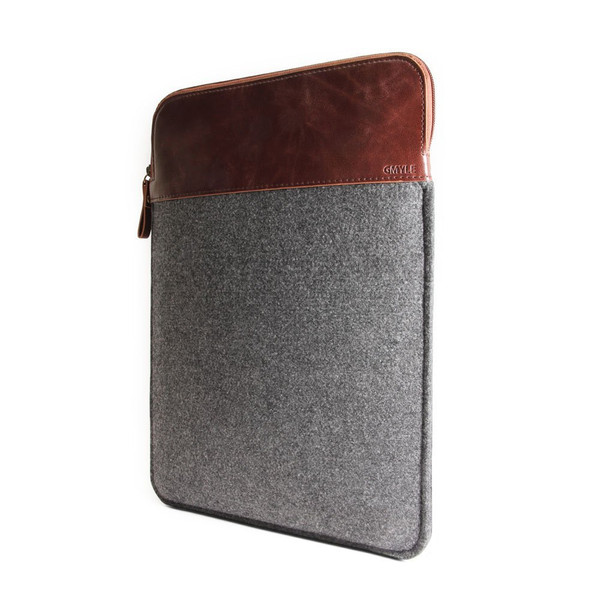 GMYLE NPL560064 13.3Zoll Sleeve case Braun, Grau Notebooktasche