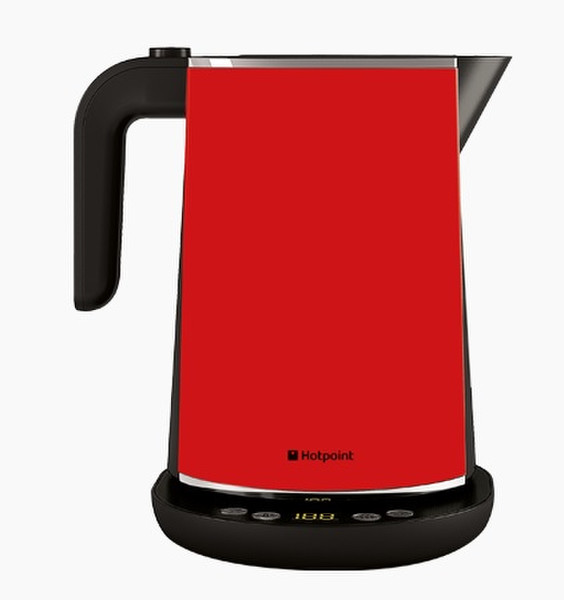 Hotpoint WK30EAR0 1.7л 3000Вт Черный, Красный электрический чайник