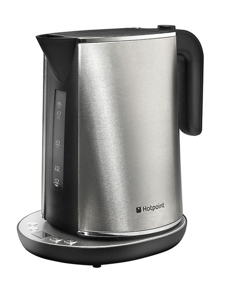 Hotpoint WK30EAX0 1.7L 3000W Black,Stainless steel electrical kettle