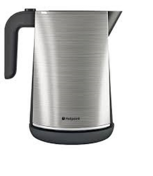 Hotpoint WK30MAX0 1.7L 3000W Black,Stainless steel electrical kettle