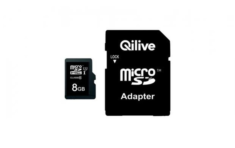 Qilive Micro SD 8GB 8GB MicroSD Class 10 Speicherkarte