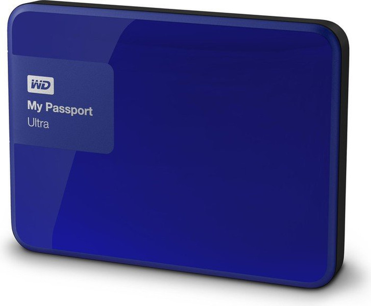 Western Digital My Passport Ultra 2000GB Blue external hard drive
