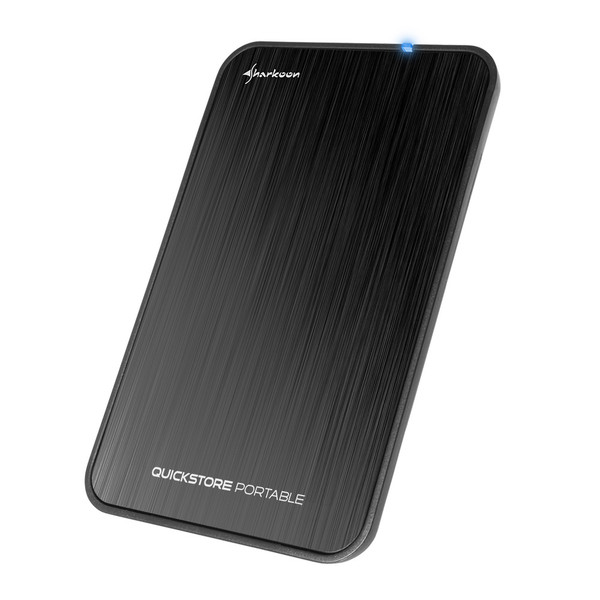 Sharkoon QuickStore Portable USB 3.1 HDD / SSD-Gehäuse 2.5Zoll Schwarz