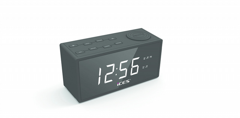 Ices Electronics ICR-240 Часы Черный радиоприемник