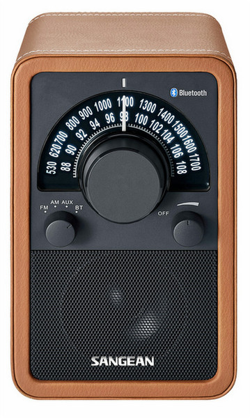 Sangean WR-15BT Persönlich Analog Braun Radio