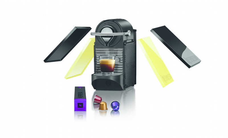 Krups XN3020 freestanding Fully-auto Pod coffee machine 0.8L Black,Yellow coffee maker
