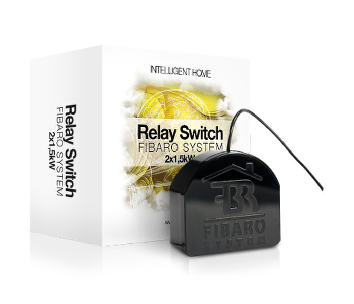 Fibaro FGS-222 Black electrical relay