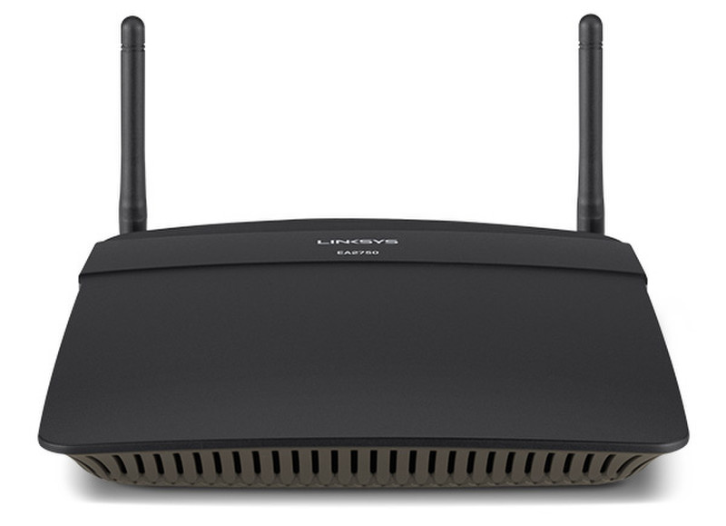 Linksys EA2750 Dual-band (2.4 GHz / 5 GHz) Черный wireless router