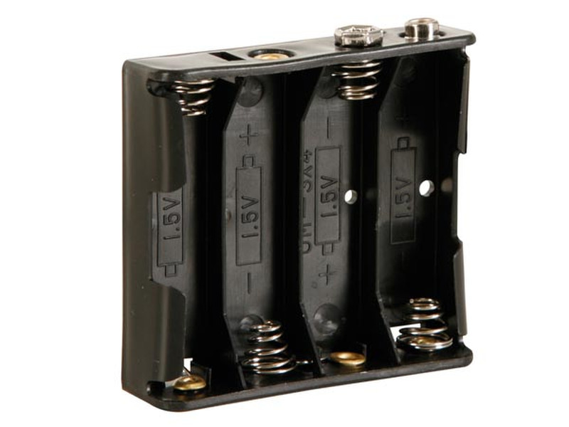 Velleman BH341B 4 AA Batteriehalter & -schnapper