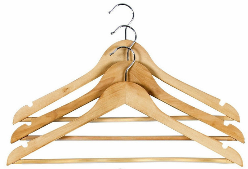 MyBasics 188777 Wood clothing hanger