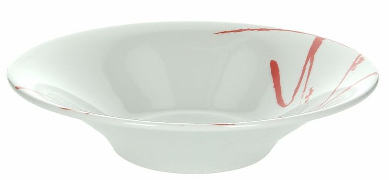 Tognana Porcellane EY024144978 Rund Porzellan Rot, Weiß Speiseschüssel