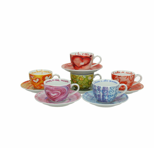 Tognana Porcellane ML085344120 Multicolour 6pc(s) cup/mug