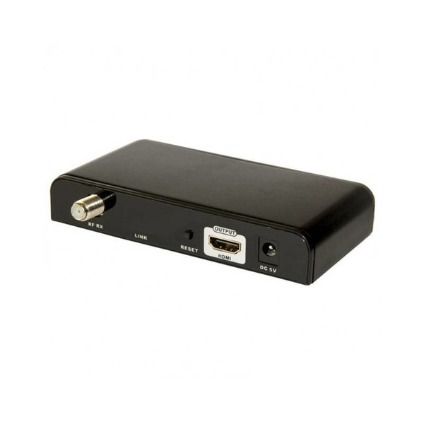Techly IDATA HDMI-COAXR Ресивером Черный АВ удлинитель