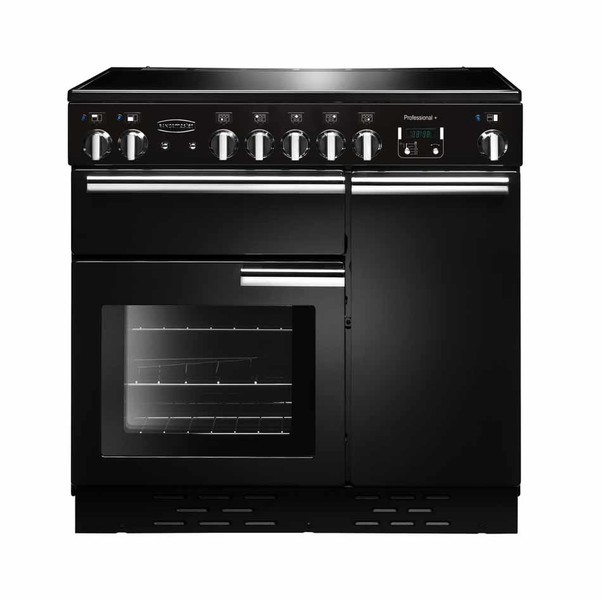 Rangemaster Professional + 90 Ceramic Freistehend Ceramic hob A Schwarz