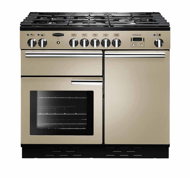 Rangemaster Professional + 100 Dual Fuel Отдельностоящий Gas hob A Черный, Кремовый