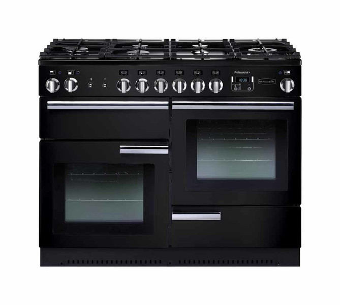 Rangemaster Professional + 110 Dual Fuel Freestanding Gas hob A Black