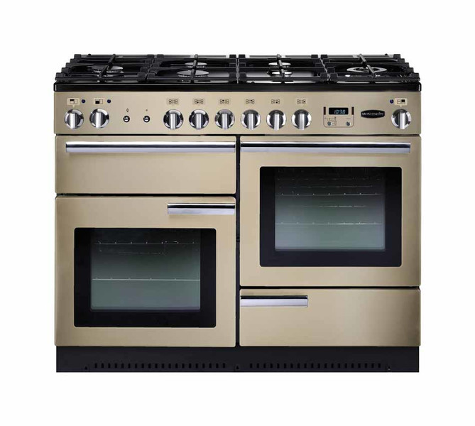 Rangemaster Professional + 110 Dual Fuel Отдельностоящий Gas hob A Черный, Кремовый