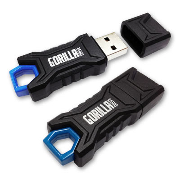 EP Memory GorillaDrive 128GB USB 2.0 Typ A Schwarz, Blau USB-Stick