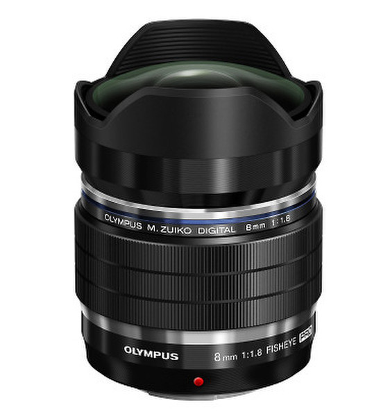 Olympus M.ZUIKO Digital ED 8mm 1:1.8 Fisheye Pro Беззеркальный цифровой фотоаппарат со сменными объективами / Зеркальный фотоаппарат Wide fish-eye lens Черный