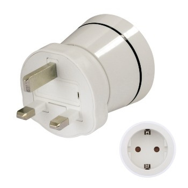 Hama 00121995 White power plug adapter