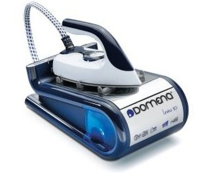 Domena Linea 1.0 2200W 0.8L Ceranium soleplate Blue,Silver steam ironing station