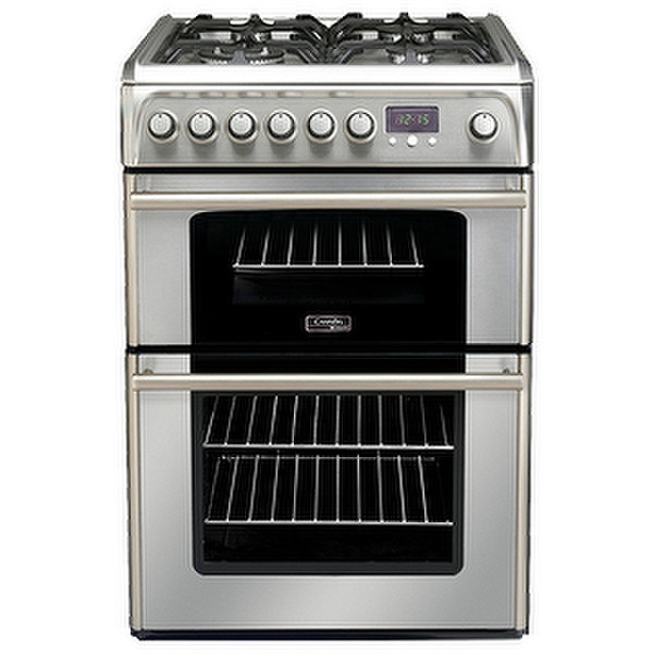 Hotpoint CH60DPXFS Freistehend Gas hob B Edelstahl Küchenherd