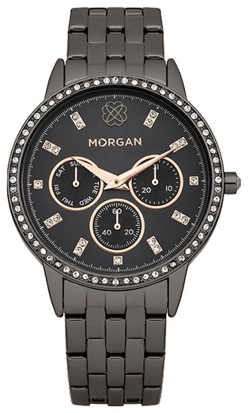 Obris Morgan M1218BRGM Armbanduhr Weiblich Quarz Schwarz Uhr