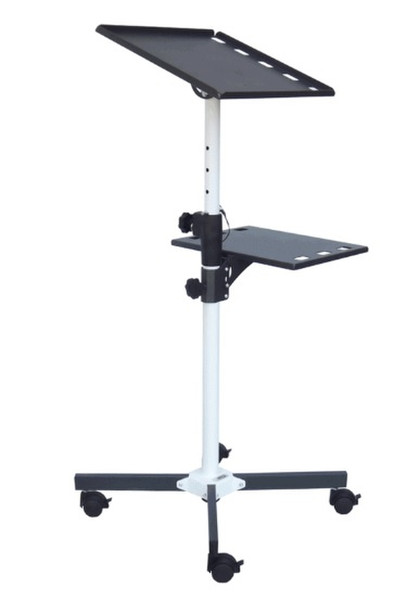 MD SUPPRO4040R Projector Multimedia stand Черный, Белый multimedia cart/stand