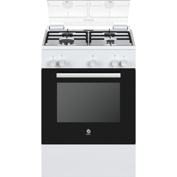 Balay 3CGB462BQ Freestanding Gas hob A White cooker