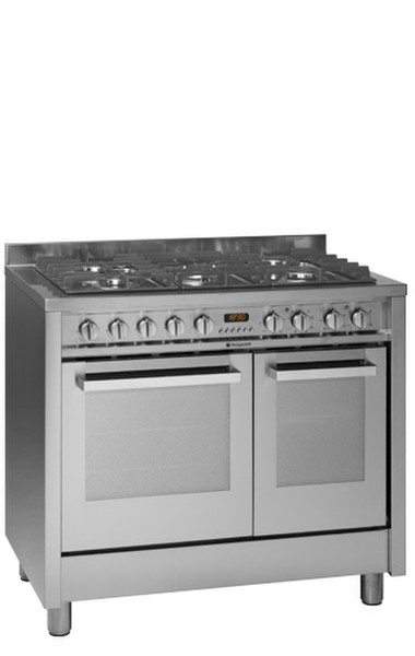 Hotpoint EG902GXS Freestanding Gas hob B Stainless steel cooker