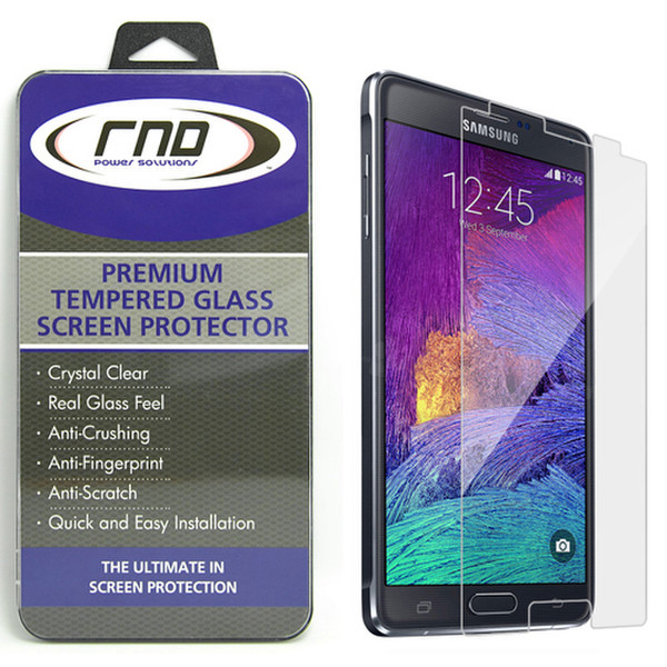 RND Power Solutions RND-SPTG-NOTE-4 klar 1Stück(e) Galaxy Note 4 Bildschirmschutzfolie