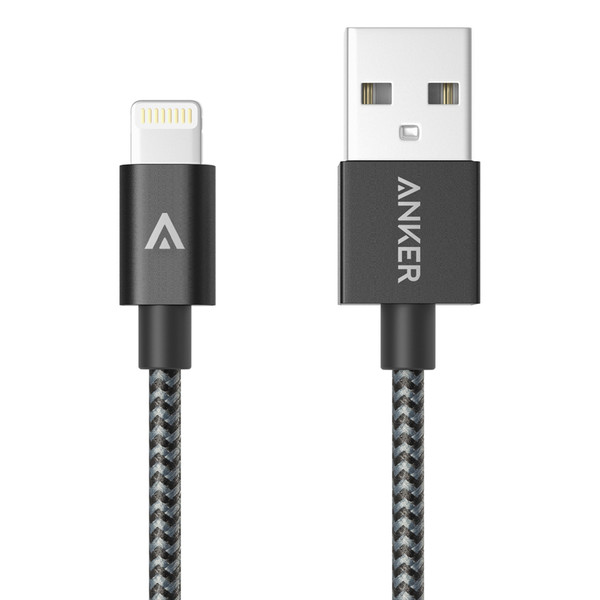 Anker AK-A7136011 0.9m USB A Lightning Black USB cable