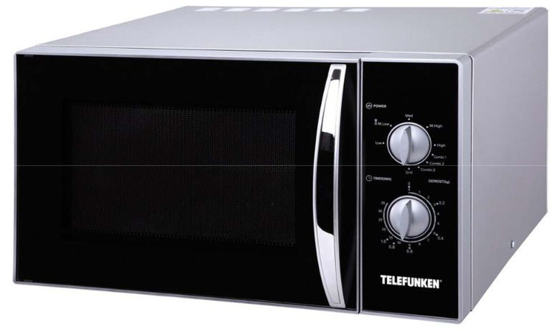 Telefunken M01627 Countertop 23L 800W Black,Silver microwave