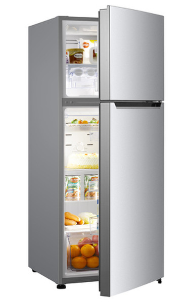 Hisense RT417N4DC1 Отдельностоящий 321л A+ Нержавеющая сталь холодильник с морозильной камерой