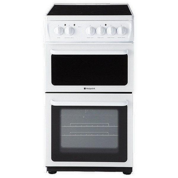 Hotpoint HAE51PS Freestanding Ceramic hob B White cooker