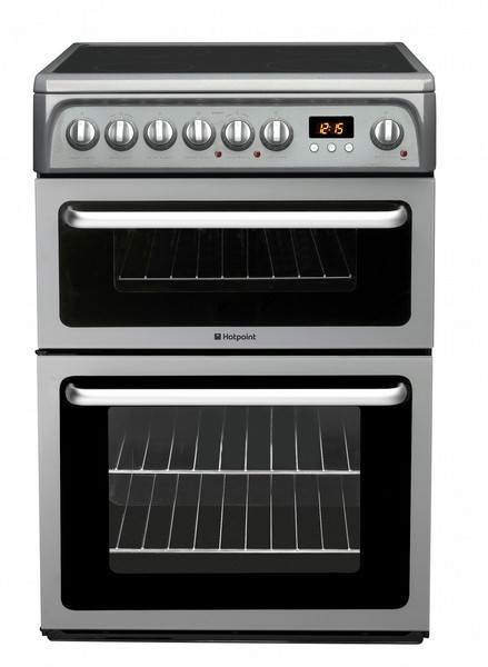 Hotpoint HAE60GS Freestanding Ceramic hob B Graphite cooker