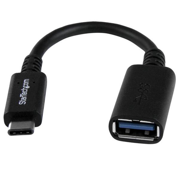 StarTech.com USB31CAADP 0.15м USB C USB A Черный кабель USB