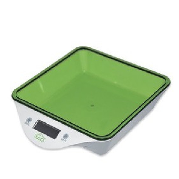 DCG Eltronic PWC8070 Electronic kitchen scale Зеленый, Белый кухонные весы
