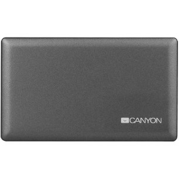 Canyon CNE-CARD2 USB Черный, Cеребряный устройство для чтения карт флэш-памяти