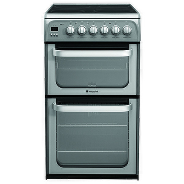 Hotpoint HUE52GS Freestanding Ceramic hob Graphite cooker