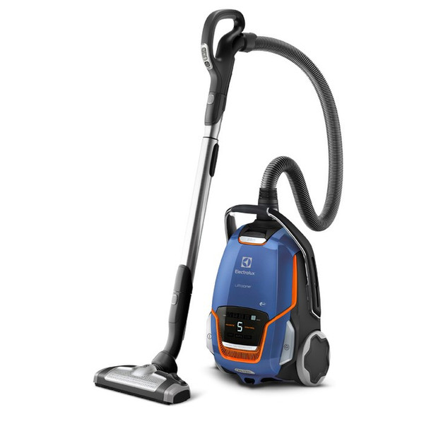 Electrolux ZUODELUXE+ Cylinder vacuum cleaner 5L 850W A Blue,Metallic,Stainless steel